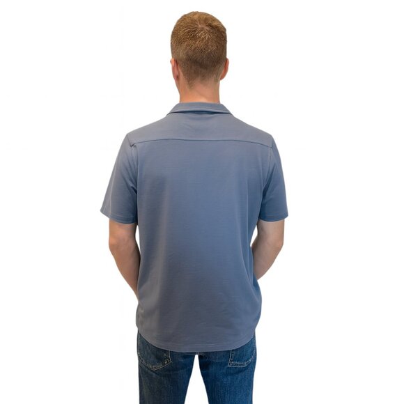 Tailor Vintage Men’s Performance Shirt Light Blue L NWT Moisture Wicking - Picture 2 of 8